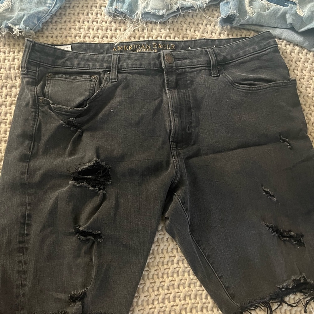 American eagle jean shorts